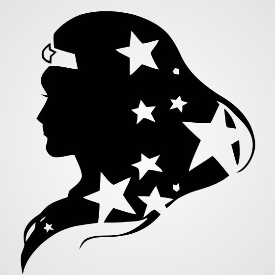 Wonder woman silhouette